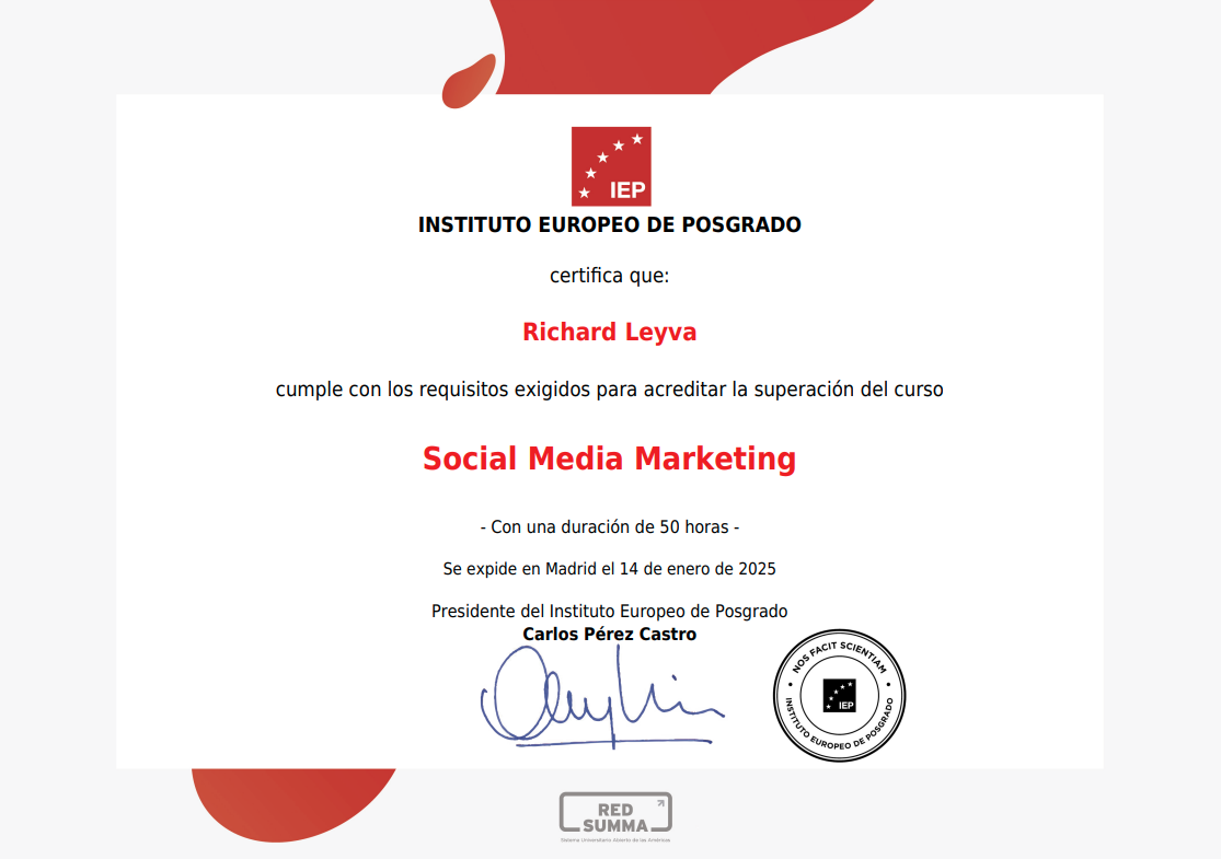 Certificado Especialista en Branding
