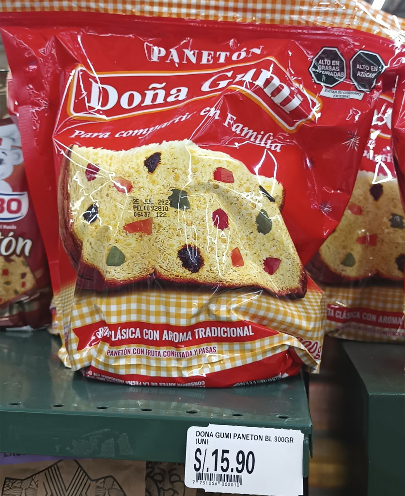 Panetón Doña Gumi